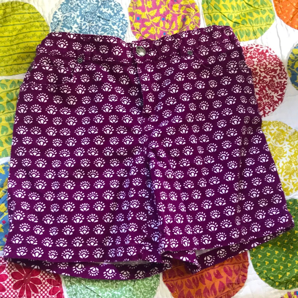 Purple Garnet Hill Shorts, size 14
